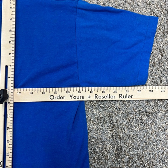 vintage shirt mens medium blue short sleeve Pensacola beach FL single stitch USA - Picture 10 of 10